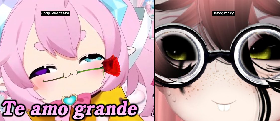 KXander2245's tweet photo. There are 2 types of Pink Woman. Complementary and Derogatory.#chibidoki #picklevt https://t.co/vzmnBqtF0N