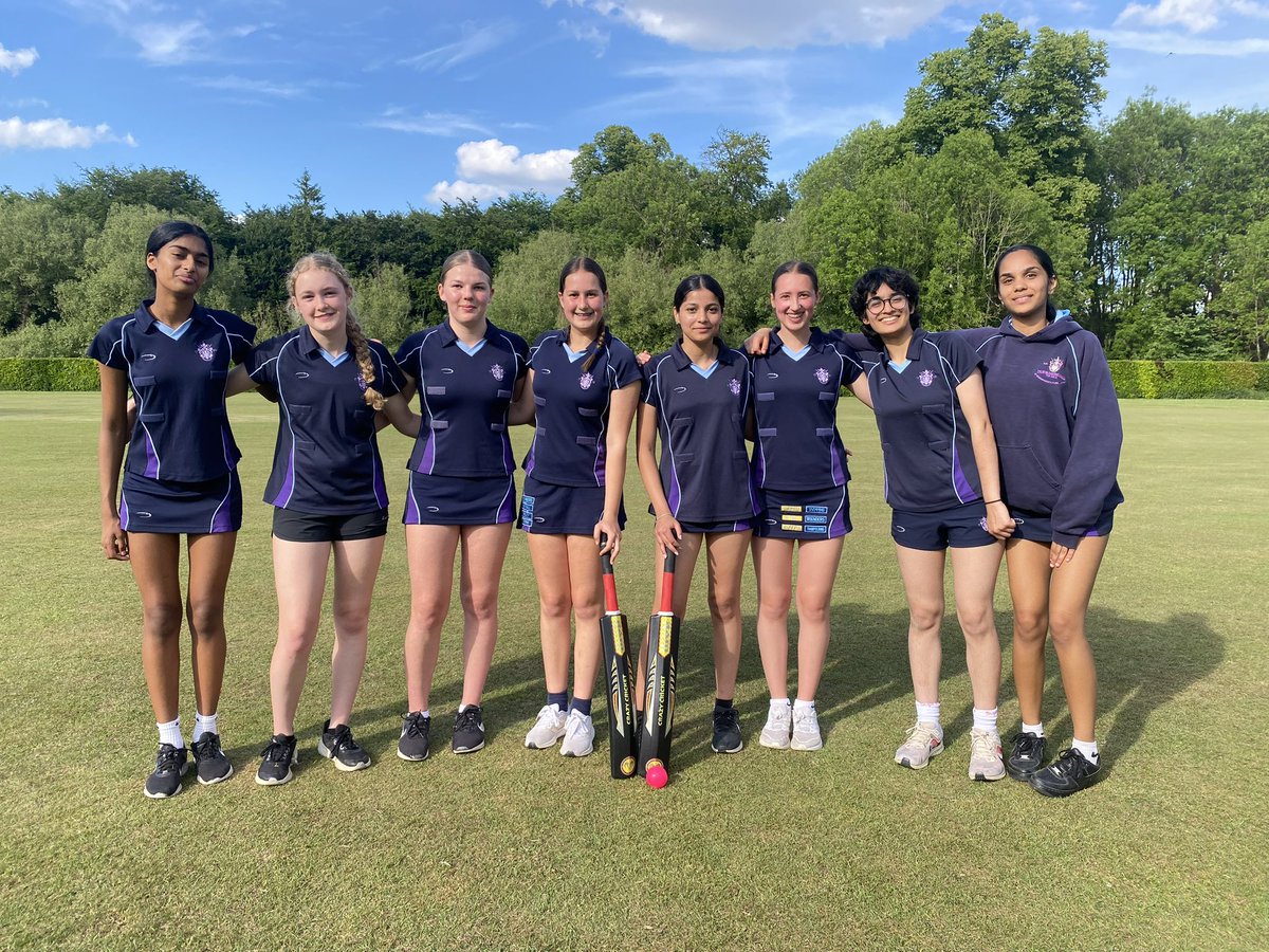 Victory for the U15 team v St Helen’s today. 
Stella was voted Player of the Match for her excellent bowling &amp; effective fielding.
Well done, team 🏏☀️
