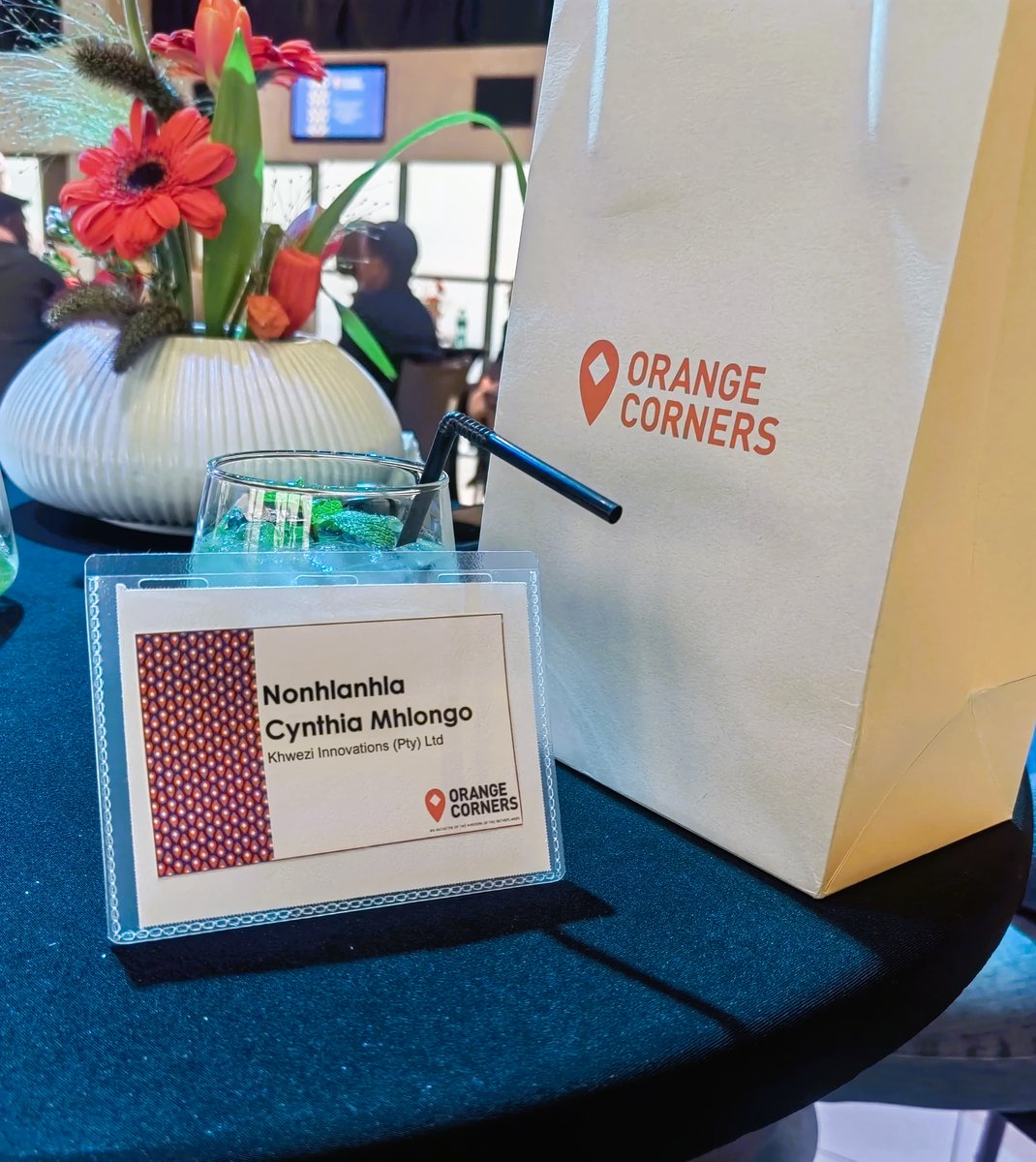KhweziInno's tweet photo. We’re proud to be selected for the @OrangeCornersSA  Program! 

Our Project Lead, Noluthando Khumalo, attended the launch last week – repping #KhweziInnovations and sustainable hygiene innovation in 🇿🇦

#Entrepreneurship #YouthInBusiness #Sustainability #Innovation https://t.co/Ia2uwDrKET