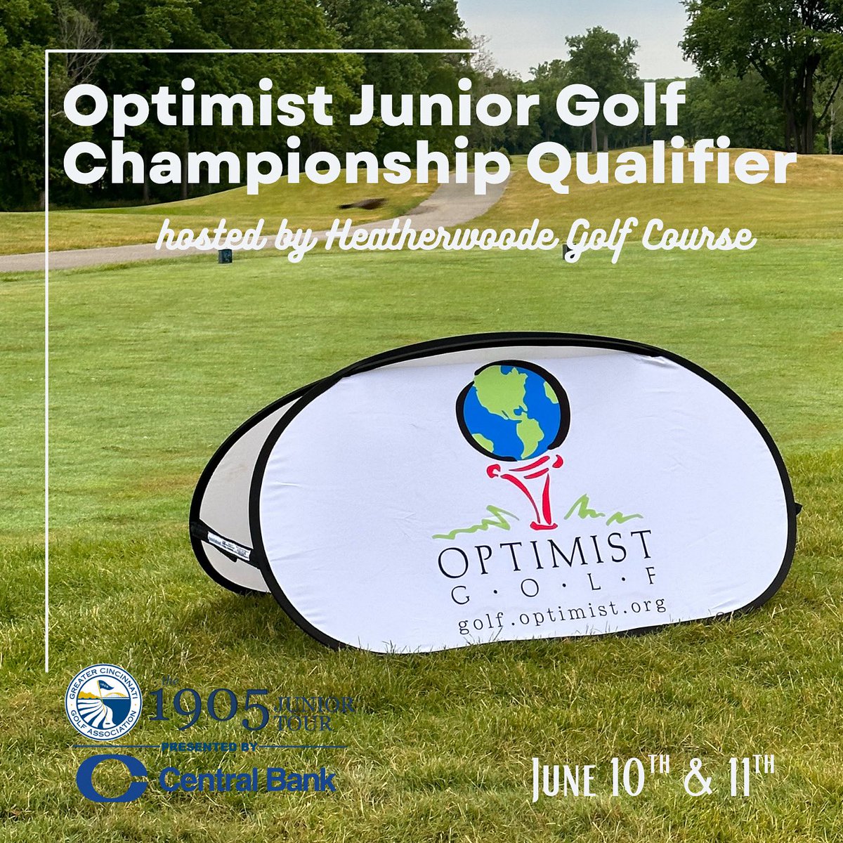 Spots remain for the 𝗢𝗽𝘁𝗶𝗺𝗶𝘀𝘁 𝗝𝘂𝗻𝗶𝗼𝗿 𝗚𝗼𝗹𝗳 𝗖𝗵𝗮𝗺𝗽𝗶𝗼𝗻𝘀𝗵𝗶𝗽 𝗤𝘂𝗮𝗹𝗶𝗳𝗶𝗲𝗿 🏆 

⛳️ Heatherwoode Golf Club
🗓️ June 10th &amp; 11th

golfgenius.com/pages/5104056