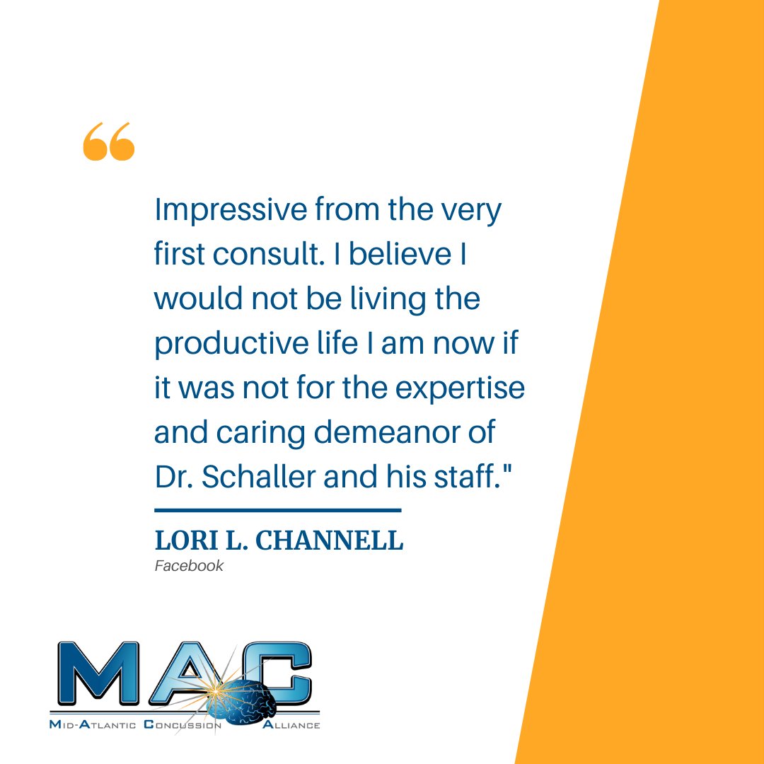 We are committed to giving our #concussion patients the compassion, patience and expert care they need and deserve Read Lori's inspiring story and other testimonials on our Facebook page:
facebook.com/MACAlliance.MA…
#TestimonialTuesday #concussionrecovery #tbi #concussiontreatment