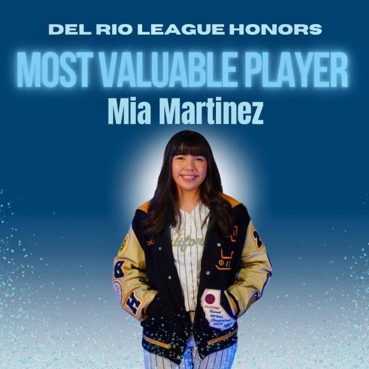 CalHi_Softball's tweet photo. Congrats to our Condors who earned the top honors for the Del Rio League awards. Mia Martinez was the league MVP and Pricilla Ramirez was Pitcher of the Year for a second consecutive year. Great Job Lady Condors!🦅🥎👏 @SGVNSports @James_Escarcega @latsondheimer @GabrielNDuarte_ https://t.co/avjnDKPIbF