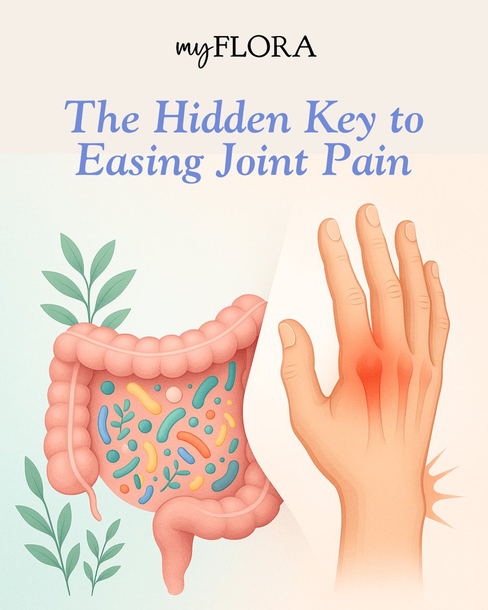 My_Flora_ai's tweet photo. Did you know your gut health could impact joint pain? New research shows a strong link between gut imbalance and rheumatoid arthritis. Start healing from the inside out! https://t.co/EwngdbfbV3