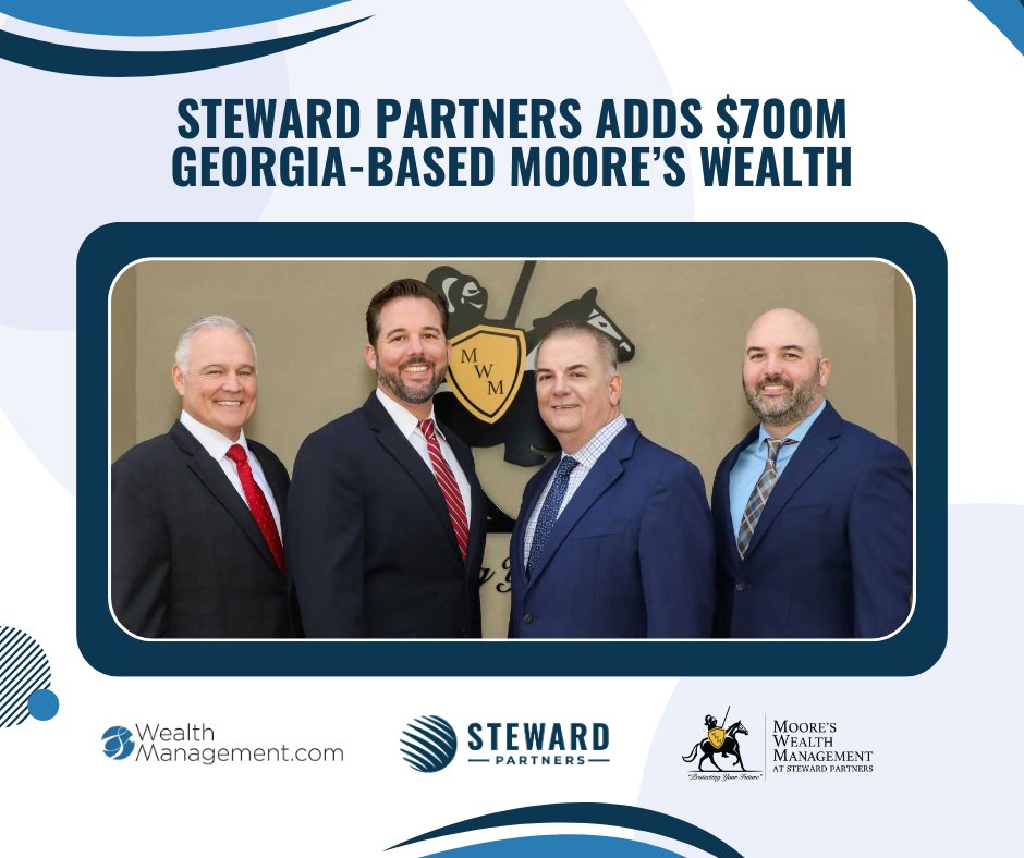 StewardPartners's tweet photo. Excited to welcome Moore’s Wealth Management to our Legacy Division in Gainesville, GA! 
They sought a strategic partnership for client continuity, and we delivered. 
Read more: https://t.co/u5vYLTceVB 
#UnstoppableSteward #WeAreGrowing #NewJoin https://t.co/lrlRqPtVWU