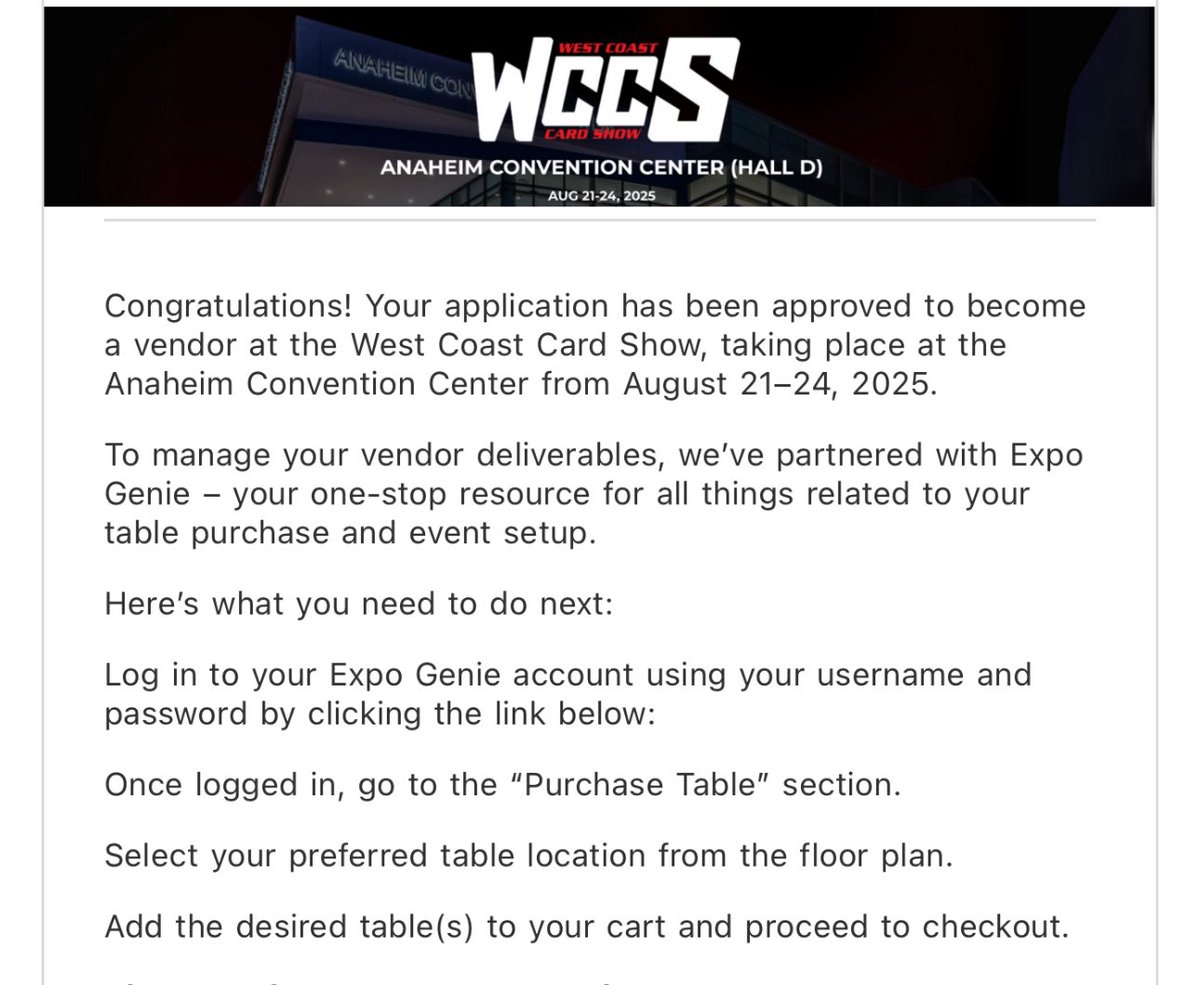 Heading to Anaheim in August!! <a href="/wcoast_cardshow/">West Coast Card Show</a>