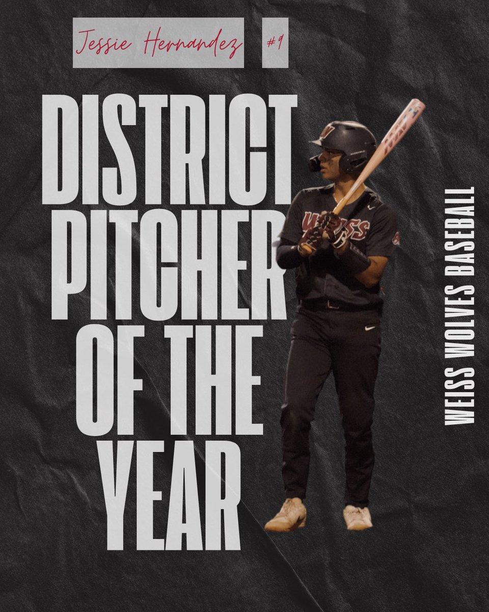 Weiss Wolves Baseball (@weiss_baseball) on Twitter photo Congratulations to our senior <a href="/jessieh11_/">Jessie Hernandez</a> on an incredible all around season 🔥He worked his tail off to compete on the mound this season. Well deserved ‼️ good luck at the next level #9
#1Pack1Goal Congratulations to our senior <a href="/jessieh11_/">Jessie Hernandez</a> on an incredible all around season 🔥He worked his tail off to compete on the mound this season. Well deserved ‼️ good luck at the next level #9
#1Pack1Goal