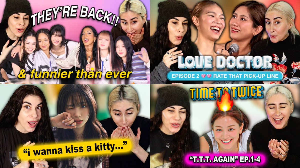 CaliforniaLuv84's tweet photo. Come watch all the latest reactions we have up on Patreon! Stuff from: KATSEYE, BINI, TWICE, CHUU and tons more! 😊
https://t.co/VEqVrJBW3S https://t.co/ijtFfbCGST