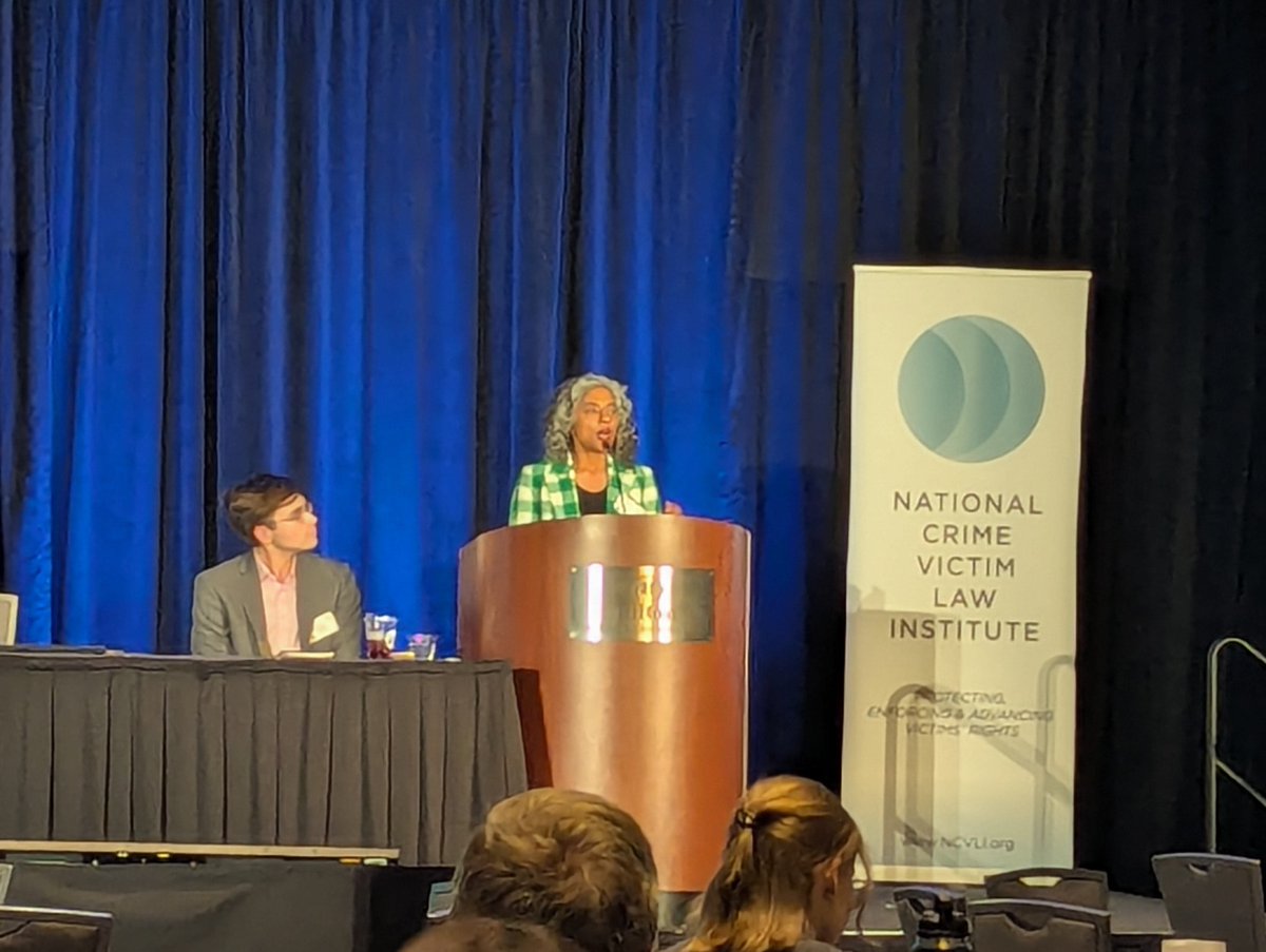 We’re diving into how defamation law is being misused to silence survivors. Thanks to Liz Chacko and Michael Gadinis of the National Women’s Law Center <a href="/nwlc/">National Women's Law Center</a> for breaking down how legal retaliation is used as a tool of abuse—and how we can push back. #CrimeVictimLawConference2025