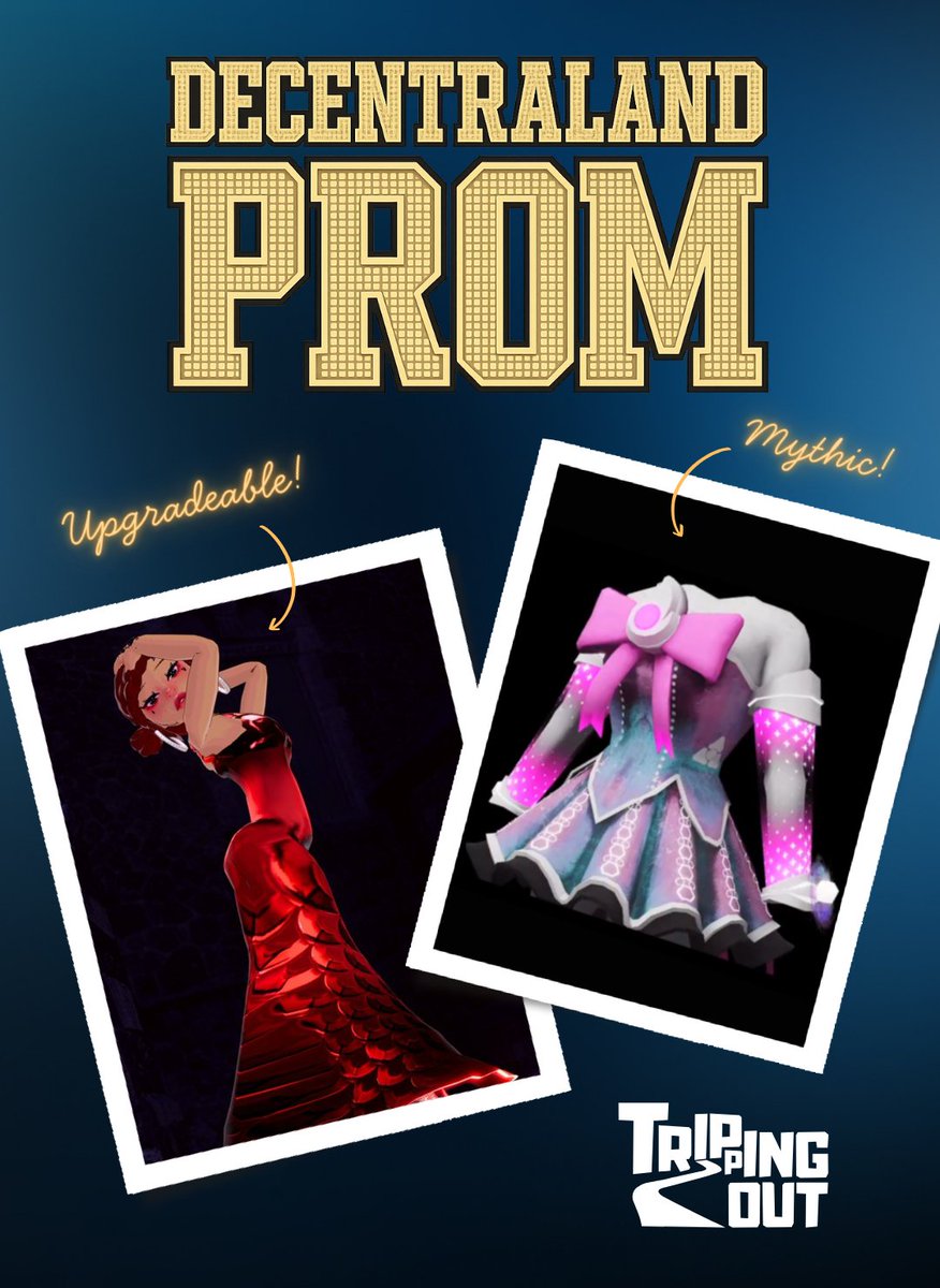 TrippingOut (@trippingout_) on Twitter photo ✨✨EPIC PROM GIVEAWAY ✨✨
1 x Mythic Fuego Digital Dress <a href="/NikkiFuego92/">🔥Nikki Fuego🔥</a>
1 x Crimson Circuit Upgradeable Gown
<a href="/em_DCL/">emmmeta</a> <a href="/DOCTORdrippNFT/">DOCTORdripp</a>
Winners announced tomorrow!
Giveaway open to all our Discord members!
Invite link in comments !👇 ✨✨EPIC PROM GIVEAWAY ✨✨
1 x Mythic Fuego Digital Dress <a href="/NikkiFuego92/">🔥Nikki Fuego🔥</a>
1 x Crimson Circuit Upgradeable Gown
<a href="/em_DCL/">emmmeta</a> <a href="/DOCTORdrippNFT/">DOCTORdripp</a>
Winners announced tomorrow!
Giveaway open to all our Discord members!
Invite link in comments !👇