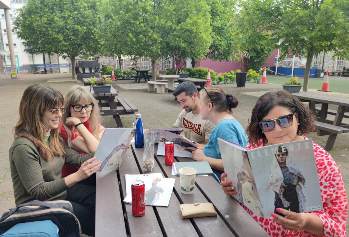 Cork College of FET - Douglas Street Campus (@douglasst_ccfet) on Twitter photo #jobshadowing #research #ErasmusPlus #spain staff enjoying Douglas Street Campus ELEMENTS magazine-great example of #collaboration #textilesdesign #fashiondesign #jewellerydesign #hairdressing #makeup #sustainablefashion #photography <a href="/DSC_Erasmus/">Erasmus Travel and Student Services DSC</a> <a href="/dsctextiles/">dsctextiledesign</a> <a href="/CorkETB/">CorkETB🇮🇪🇪🇺</a> <a href="/ThisisFet/">thisisFET</a> #jobshadowing #research #ErasmusPlus #spain staff enjoying Douglas Street Campus ELEMENTS magazine-great example of #collaboration #textilesdesign #fashiondesign #jewellerydesign #hairdressing #makeup #sustainablefashion #photography <a href="/DSC_Erasmus/">Erasmus Travel and Student Services DSC</a> <a href="/dsctextiles/">dsctextiledesign</a> <a href="/CorkETB/">CorkETB🇮🇪🇪🇺</a> <a href="/ThisisFet/">thisisFET</a>