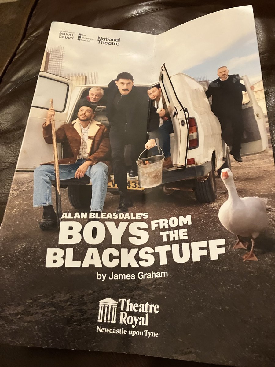 Northern Insight (@ninsightmag) on Twitter photo A truly amazing night watching <a href="/BlackstuffStage/">Boys from the Blackstuff</a> <a href="/TheatreRoyalNew/">Newcastle Theatre Royal</a> . Outstanding writing and an outstanding ensemble cast. Beg,borrow or steal a ticket. Only on till Saturday. We couldn’t recommend higher. #gizajob A truly amazing night watching <a href="/BlackstuffStage/">Boys from the Blackstuff</a> <a href="/TheatreRoyalNew/">Newcastle Theatre Royal</a> . Outstanding writing and an outstanding ensemble cast. Beg,borrow or steal a ticket. Only on till Saturday. We couldn’t recommend higher. #gizajob