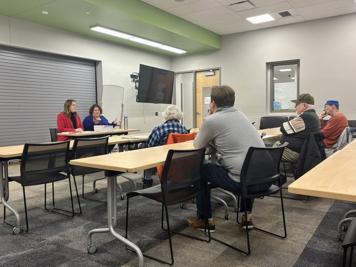 Erin McGroarty (she/her) (@elmcgroarty) on Twitter photo Senate Dem Leader <a href="/SenHesselbein/">State Senator Dianne H. Hesselbein</a> and Madison Dem Rep. <a href="/LisaSubeck/">Lisa Subeck</a> are holding a listening session with constituents at Meadowridge Library to talk about what Madisonians want in a budget Senate Dem Leader <a href="/SenHesselbein/">State Senator Dianne H. Hesselbein</a> and Madison Dem Rep. <a href="/LisaSubeck/">Lisa Subeck</a> are holding a listening session with constituents at Meadowridge Library to talk about what Madisonians want in a budget
