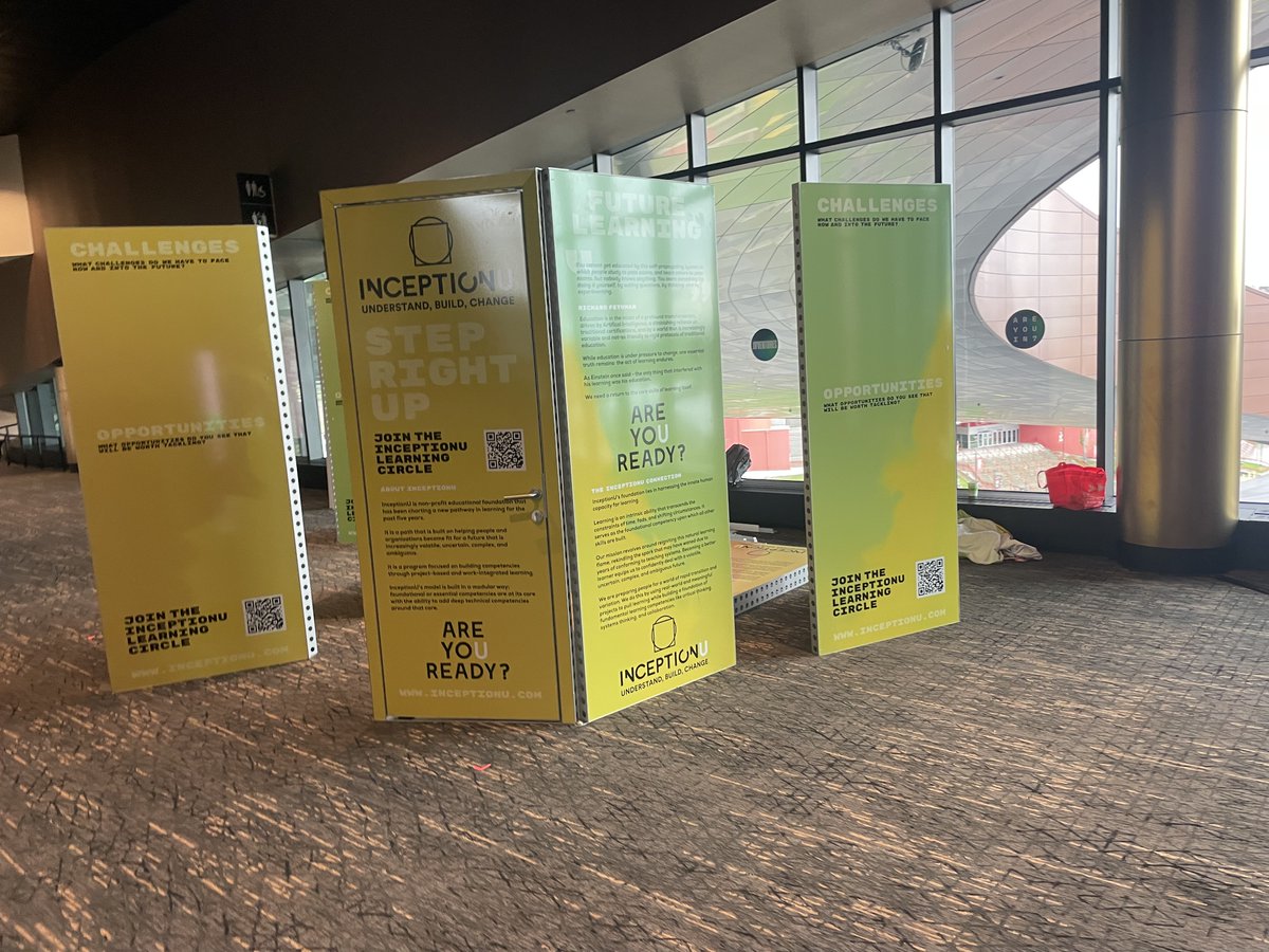 It's all coming together (both Inventures and our InceptionU Hexcube)...

We're pumped and we've got a beautiful view from our perch in the new BMO Centre.
Lots of incredible companies and fantastic speakers to see (including our own Greg Hart! Don't miss it!