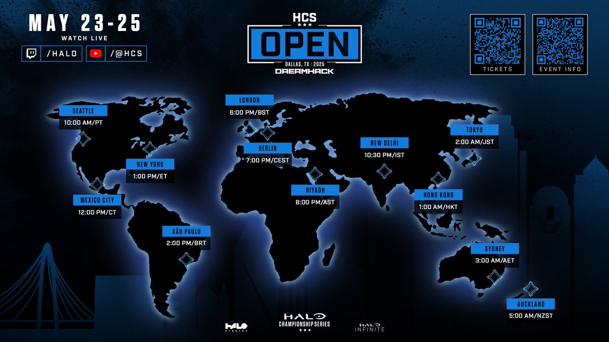 The $150K #HCSDallas25 Open at <a href="/DreamHack/">DreamHack</a> kicks off this Friday!

Where will you be tuning in from? 🤔