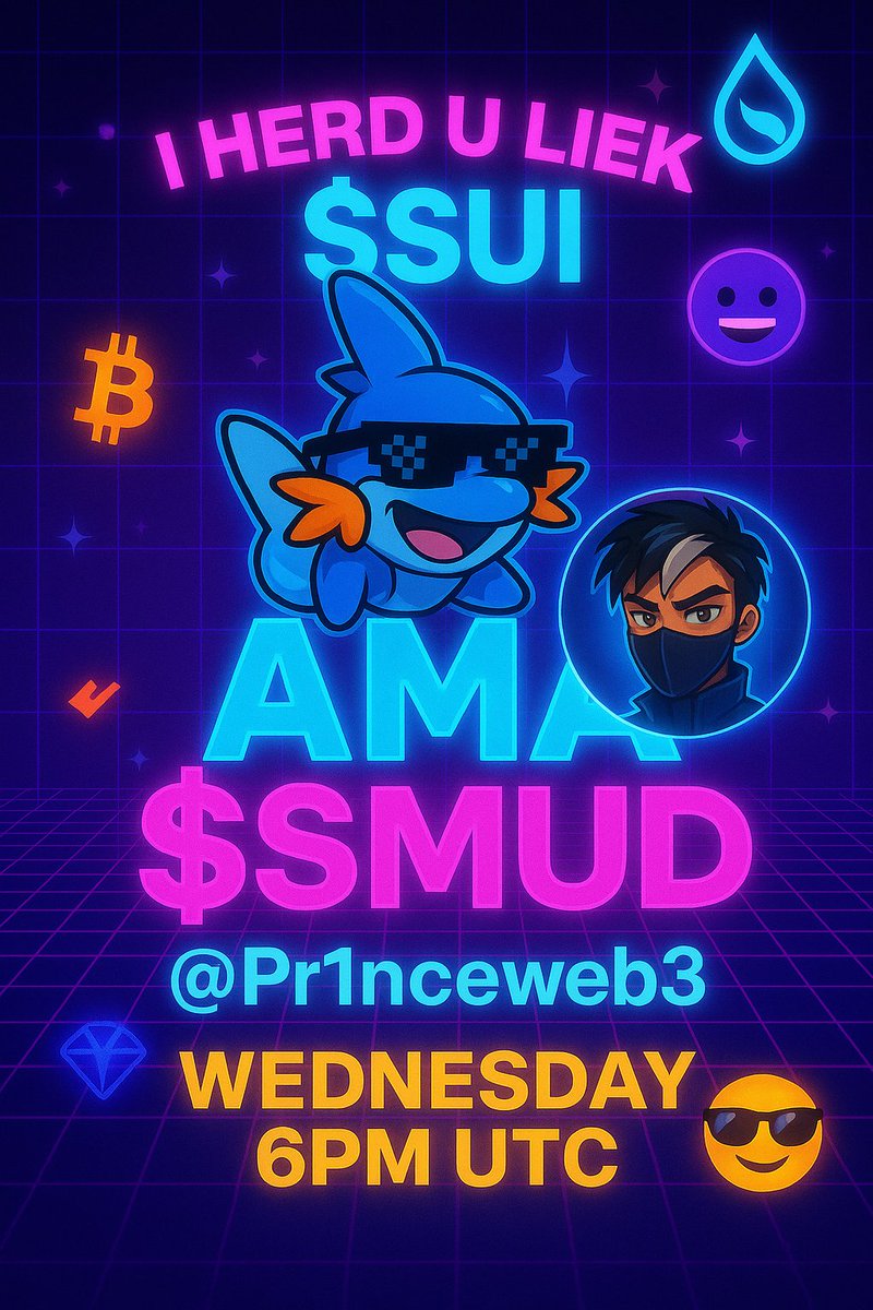 PrinceSupreme_'s tweet photo. Pull up for the $SMUD AMA hosted by AZ Global Network!
This Wednesday, 6PM UTC — we’re talking SUI, memes, and movement.
The first cult meme on @SuiNetwork is here.
Let’s build something real.
#SMUD #SUI #AZGlobalNetwork #CryptoAMA
@MudkipsOnSUI
@Azglobalnetwork https://t.co/zg39CQPH1E