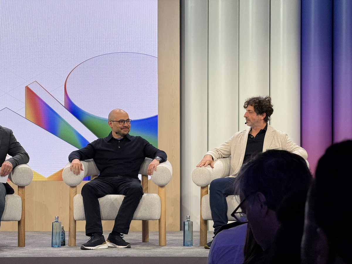 Does anyone who which watch is Sergey wearing here? #GoogleIO