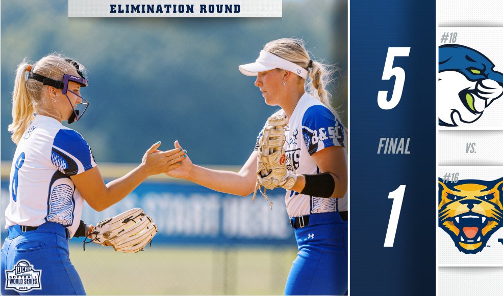 ➡️ The Bobcats advance!

(18) Bryant &amp; Stratton (WI) will face (6) Kirkwood in an elimination game at the 2025 #NJCAASoftball DII World Series.

njcaa.org/championships/…