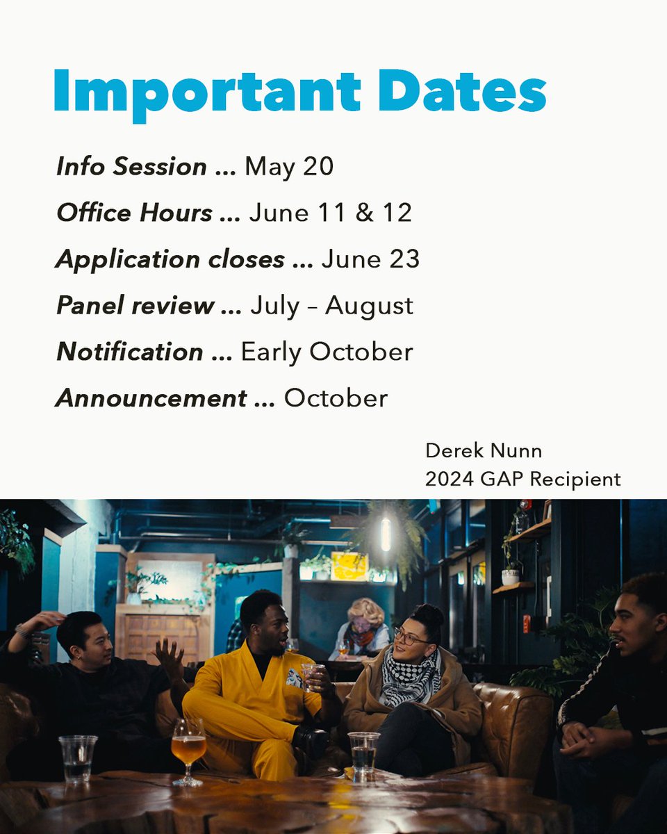 The 2025 GAP application is now open!

Grants for Artist Projects (GAP) are unrestricted project-based grants of $1,500 awarded to 65 artists working in all disciplines across Washington State. Applications close June 23 at 11:59 pm. 

Learn more &amp; apply: artisttrust.org/grants/grants-…