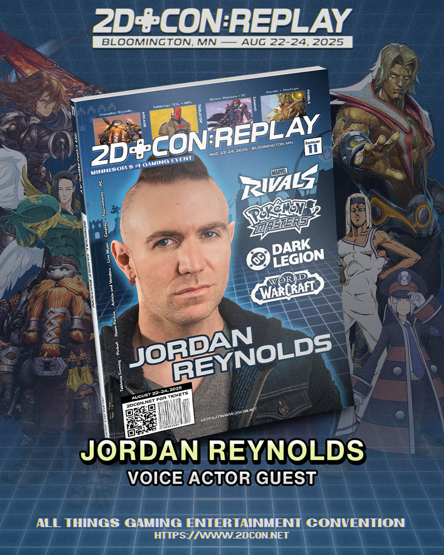 2D Con (@2dconvention) on Twitter photo ๐ 2D Con Prime 2025 Guest Announcement! ๐
"I will bring peace to this universe, no matter the cost."
We are excited to announce our next guest for 2D Con 2025: Replay, <a href="/jordanreyn/">Jordan Reynolds</a>
Meet Jordan and other amazing guests this August at 2D Con!
Learn more at ๐ 2D Con Prime 2025 Guest Announcement! ๐
"I will bring peace to this universe, no matter the cost."
We are excited to announce our next guest for 2D Con 2025: Replay, <a href="/jordanreyn/">Jordan Reynolds</a>
Meet Jordan and other amazing guests this August at 2D Con!
Learn more at