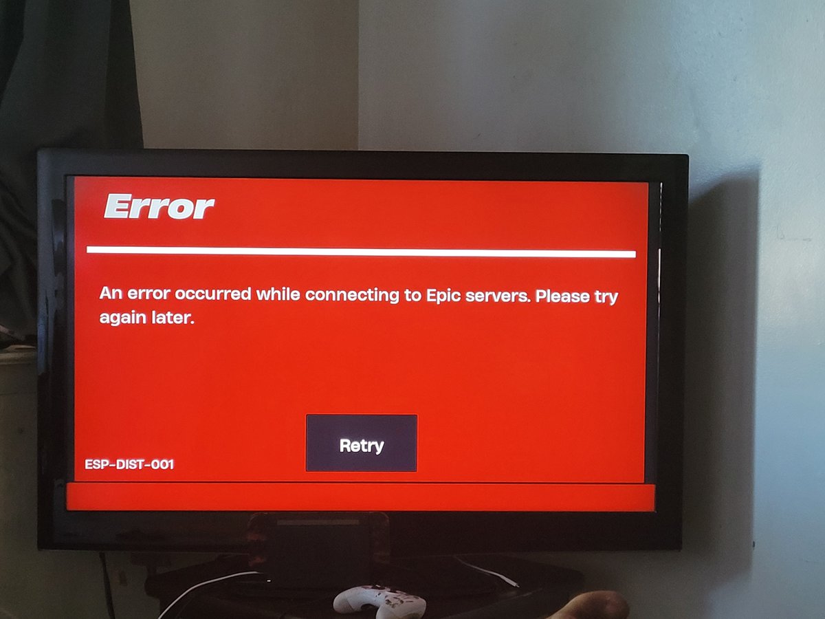 shastag's tweet photo. @FortniteStatus  why am I getting this error and why can't I log in? https://t.co/xCOC1fbD69