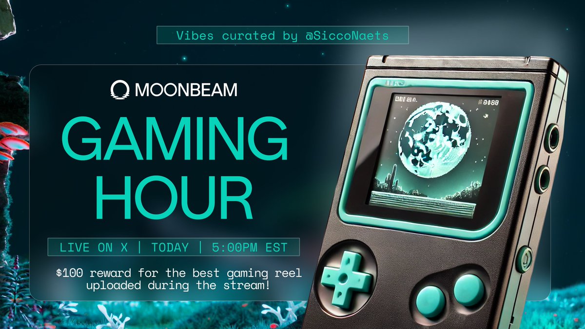 Moonbeam Network (@moonbeamnetwork) on Twitter photo ๐ TONIGHT 5PM EST ๐
Join the Moonbeam Gaming Hour ๐ฎ
๐ฎ Live gameplay of <a href="/pinkonomic/">$PINK</a>'s PinkDrop + <a href="/ZoombiesBonez/">Zoombies World</a>
๐ถ Live DJ Set by <a href="/sicconaets/">Sicco Naets</a>
๐ฐ $100 for the best reel
Make sure notifications are on! ๐ TONIGHT 5PM EST ๐
Join the Moonbeam Gaming Hour ๐ฎ
๐ฎ Live gameplay of <a href="/pinkonomic/">$PINK</a>'s PinkDrop + <a href="/ZoombiesBonez/">Zoombies World</a>
๐ถ Live DJ Set by <a href="/sicconaets/">Sicco Naets</a>
๐ฐ $100 for the best reel
Make sure notifications are on!