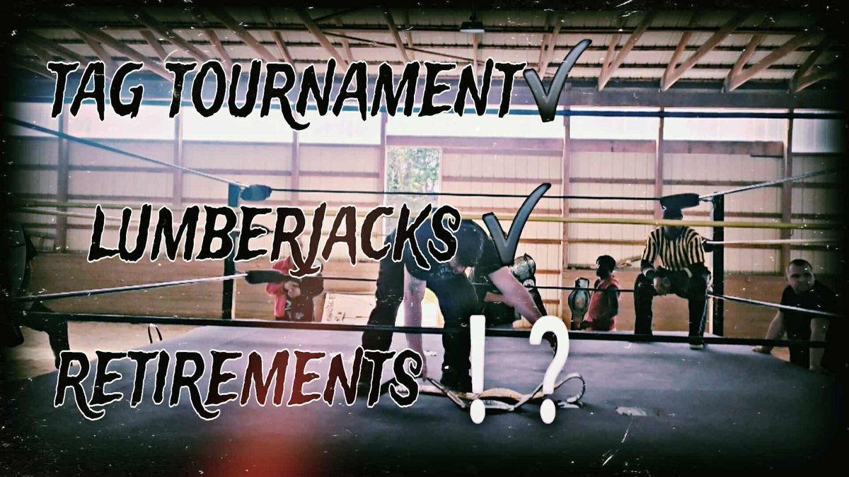 So there's a tag tournament? Lumberjack Match?
AND a retirement. 
That's one hell of a show!
Let's watch it together tonight at 8:30pm here: 
youtube.com/watch?v=1SMwFF…
