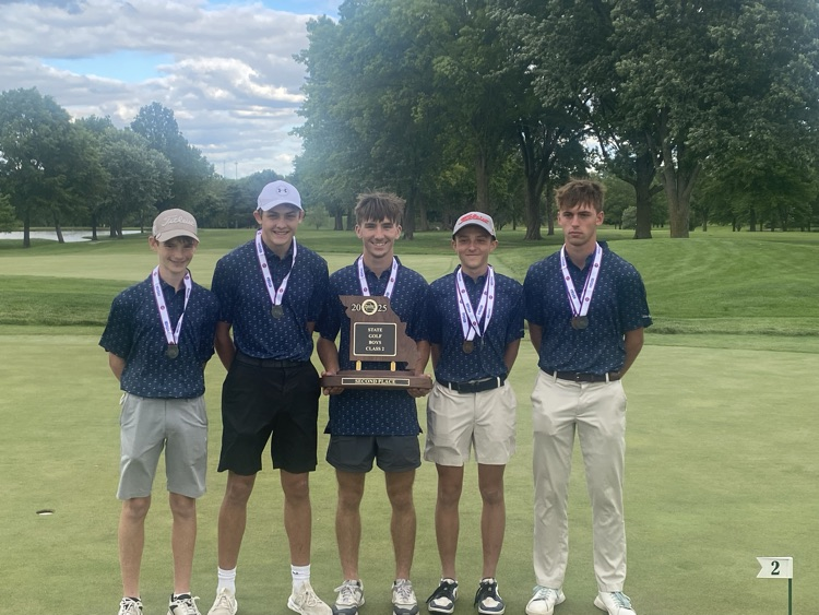 ShelbyCoRIV's tweet photo. Congratulations to the South Shelby Golf Team on placing 2nd at State. Members Eli Hatcher, Titus Moore, Noah Wilt, Carson Gough, Colt Schmitz and Coach Kevin Mitchell. Congratulations to All State Golfers Noah Wilt and Colt Schmitz. https://t.co/QzstCkM4cs
