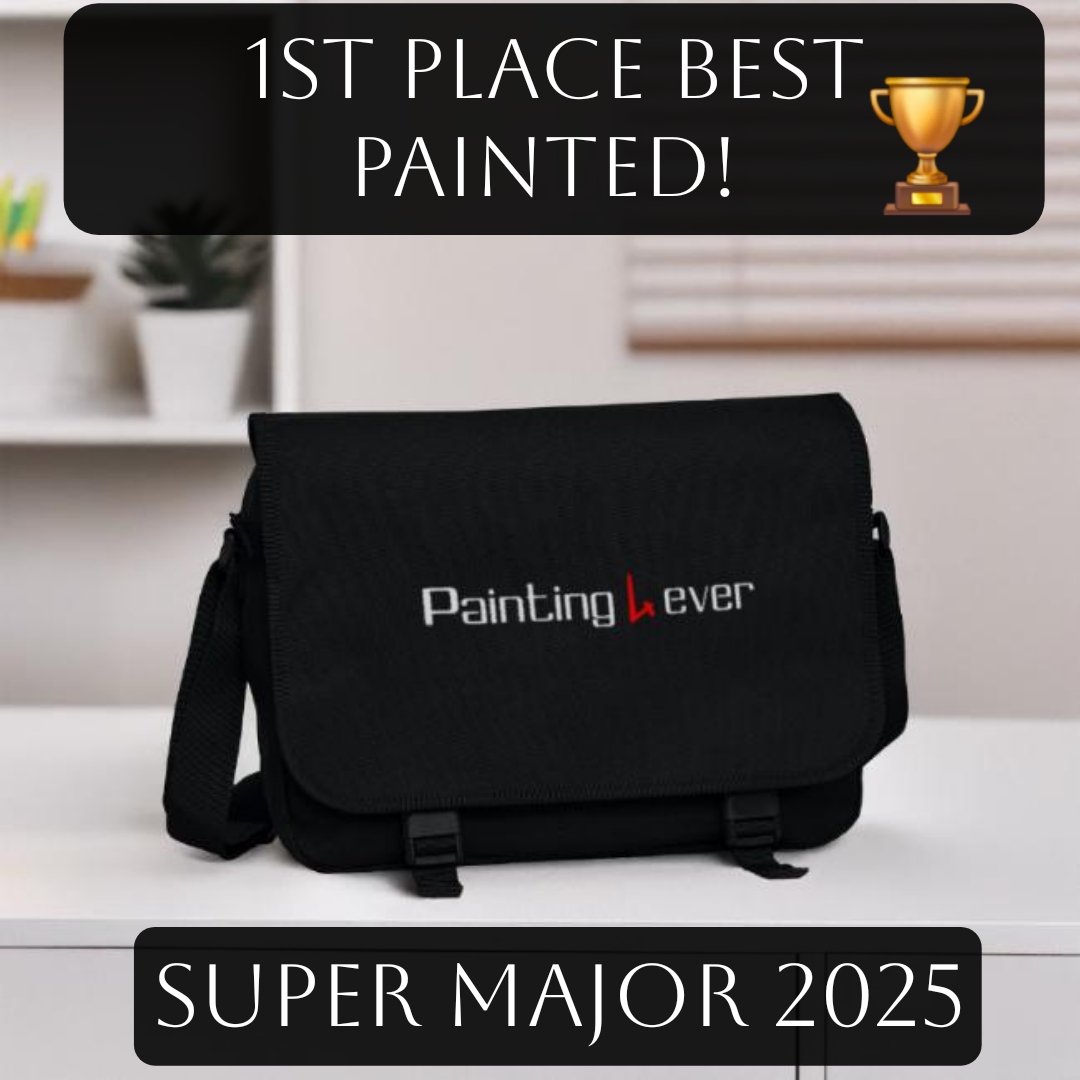 You still have some time to do your best in the Super Major. Who will win first place in Best Painted? I would like to reward and encourage this in particular! The 1st place #winner will receive a practical shoulder bag from #Painting4ever! 
#miniaturepainting