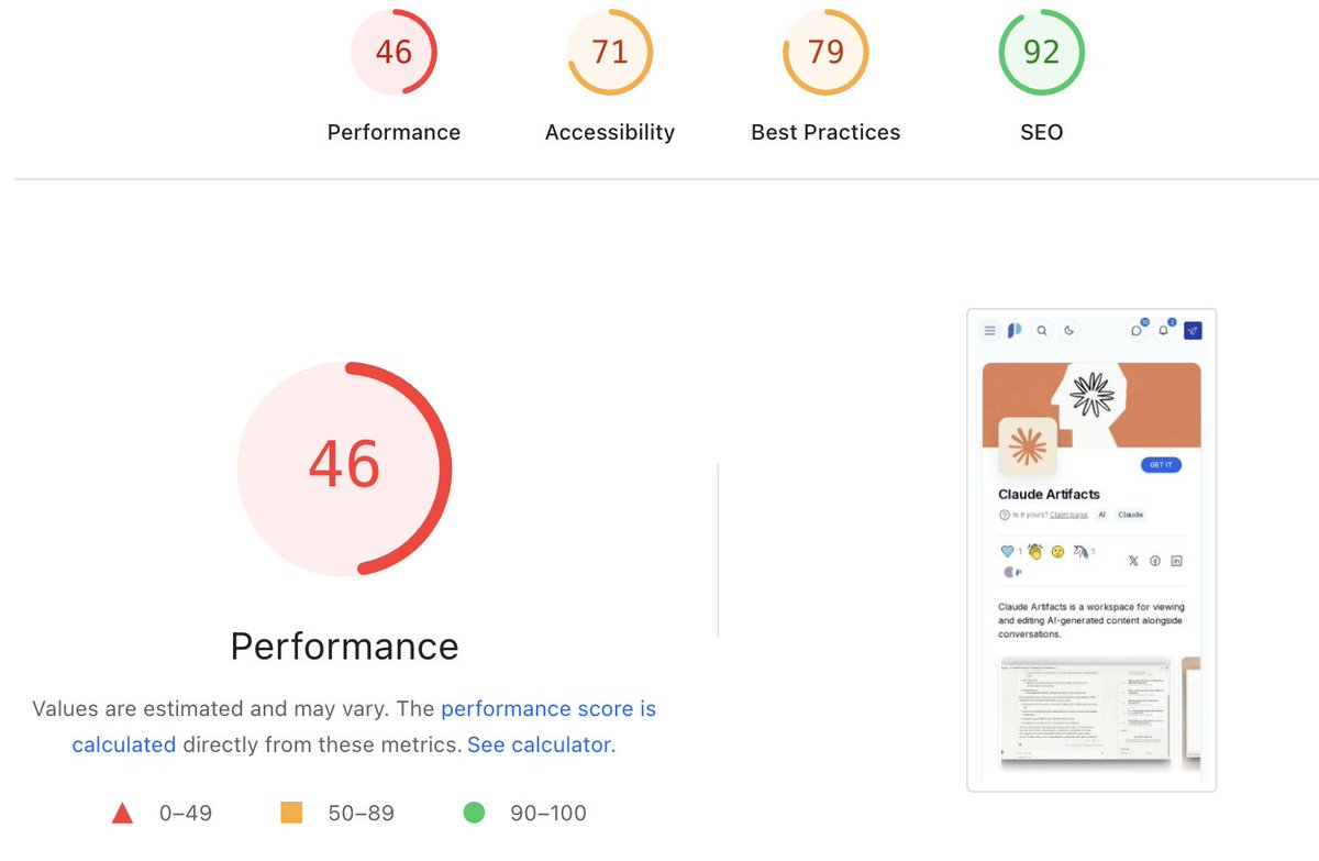 Feels like the best framework is no framework..

I spent weeks tuning next.js with ssr, isg, lazyload images, minify css, new app router etc.

then my plain python + sqlite site outperforms it with absolutely zero optimisation effort! zero!!
