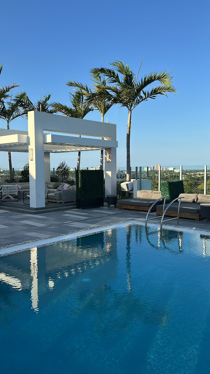 Roof top pools are the only antidepressant you need.