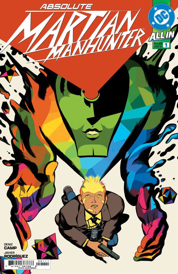 javiercaster's tweet image. The first six Absolute Martian Manhunter covers