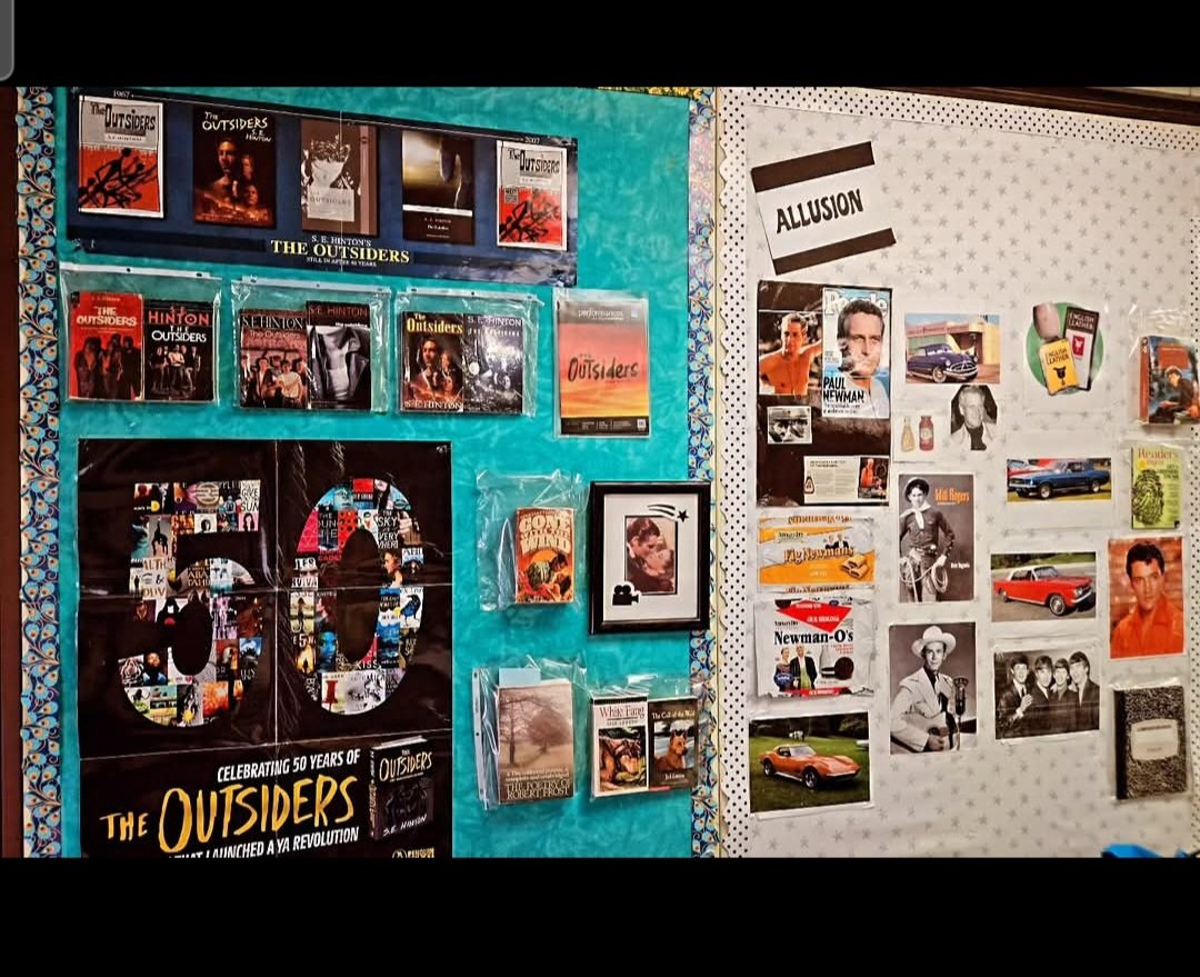 jafyke's tweet photo. Thank you, @se4realhinton, for giving this 8th grade English teacher 24 years to share the lessons of The Outsiders. After 2400+ students, I can retire knowing I did my part to spread the 💛 for this brilliant YA novel. '01-'25 #staygold #classicsnevergetold #myworkhereisdone https://t.co/Ap3wCwXeEK