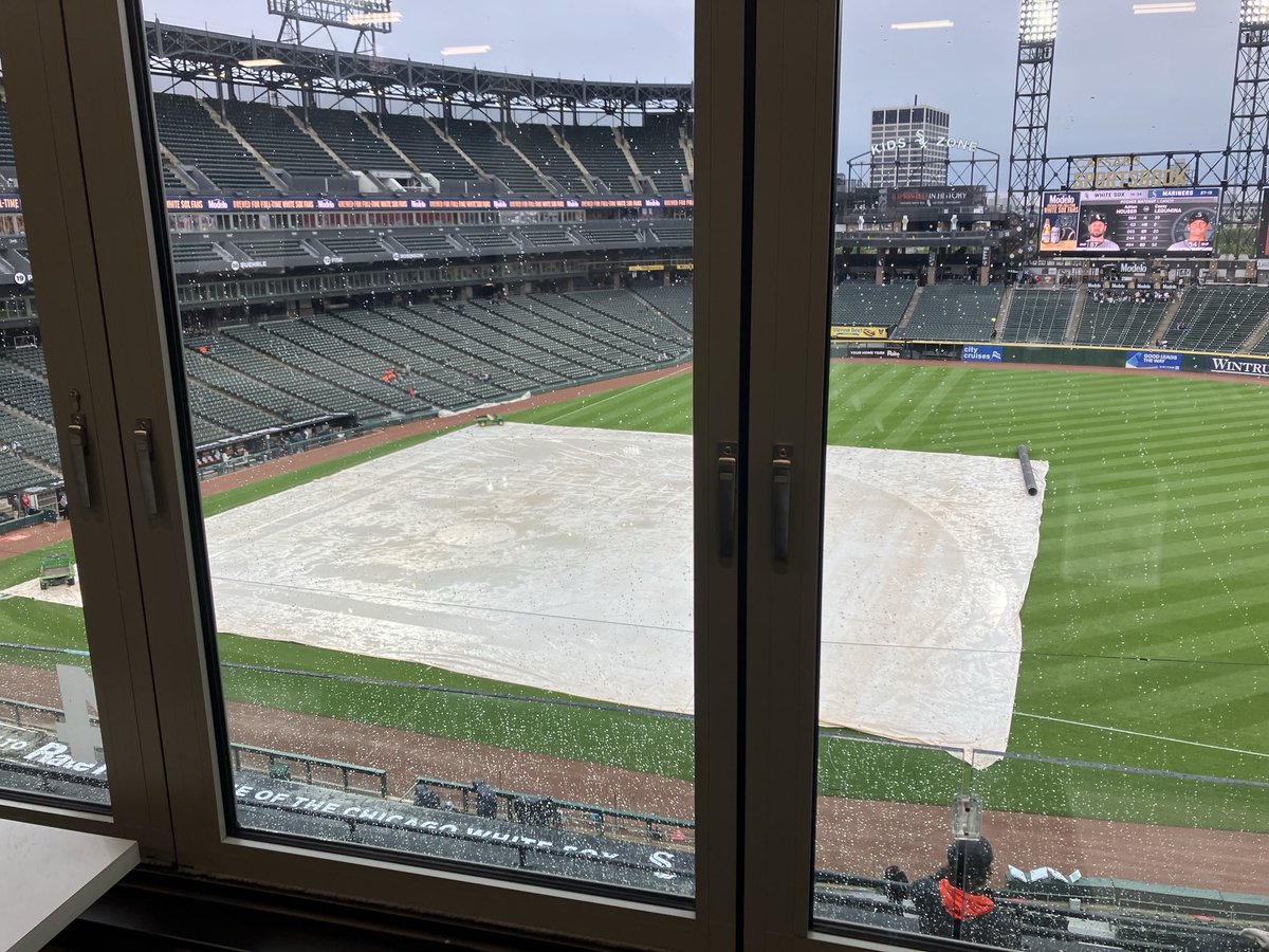 Still no sign of life on the field 40 minutes before scheduled first pitch. But no official word on anything yet.