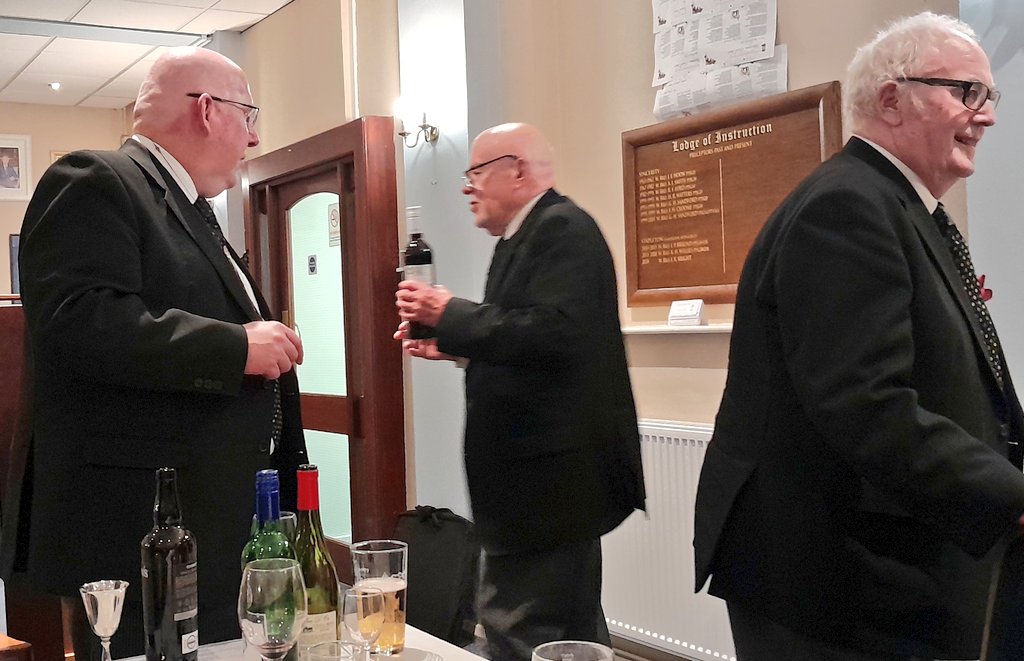We enjoyed a brilliant May meeting this evening and raised £205 for good causes. There were five Master's of other lodges in attendance, including <a href="/DownendLodge/">Downend Lodge</a>, Lodge of Light and Reflection, <a href="/Fidelity6943/">Lodge of Fidelity 6943</a>, <a href="/HarmonyConcord/">Lodge of Harmony and Concord 8106</a> and Blue Lamp Lodge in Monmouthshire. A super 3rd Degree