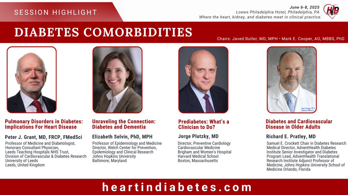 Heart in Diabetes π« (@heartindiabetes) on Twitter photo Check out this upcoming session, "Diabetes Comorbidities" with our esteemed speakers at the 9th Heart in Diabetes and earn #CME credits!
Register now at heartindiabetes.com/registration
#9thHeartinDiabetes #MedEd #9HID #MedicalConference #MedicalEducation #Diabetes Check out this upcoming session, "Diabetes Comorbidities" with our esteemed speakers at the 9th Heart in Diabetes and earn #CME credits!
Register now at heartindiabetes.com/registration
#9thHeartinDiabetes #MedEd #9HID #MedicalConference #MedicalEducation #Diabetes