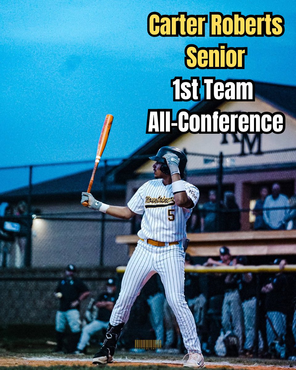 BaseballKm's tweet image. Congratulations to SR. OF Carter Roberts for earning 1st Team All-Conference. @NCAT_Baseball is getting a stud!