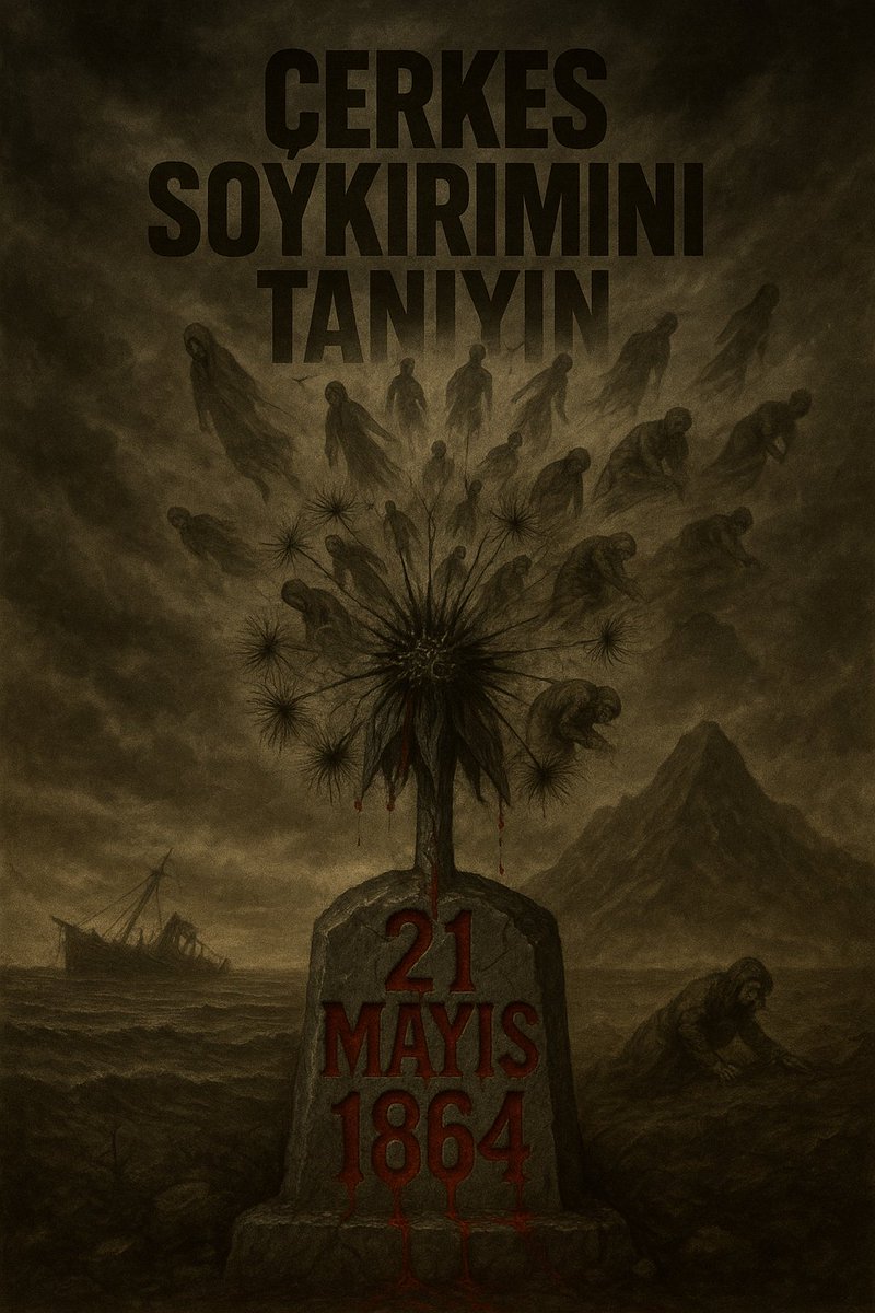 godofwinners's tweet photo. "Rüzgarla savrulmadılar, koparıldılar."
#21Mayıs1864
#ÇerkesSoykırımı
#CircassianGenocide
#UnutmadıkUnutmayacağız
#Remember1864 https://t.co/PmL39dJOiv