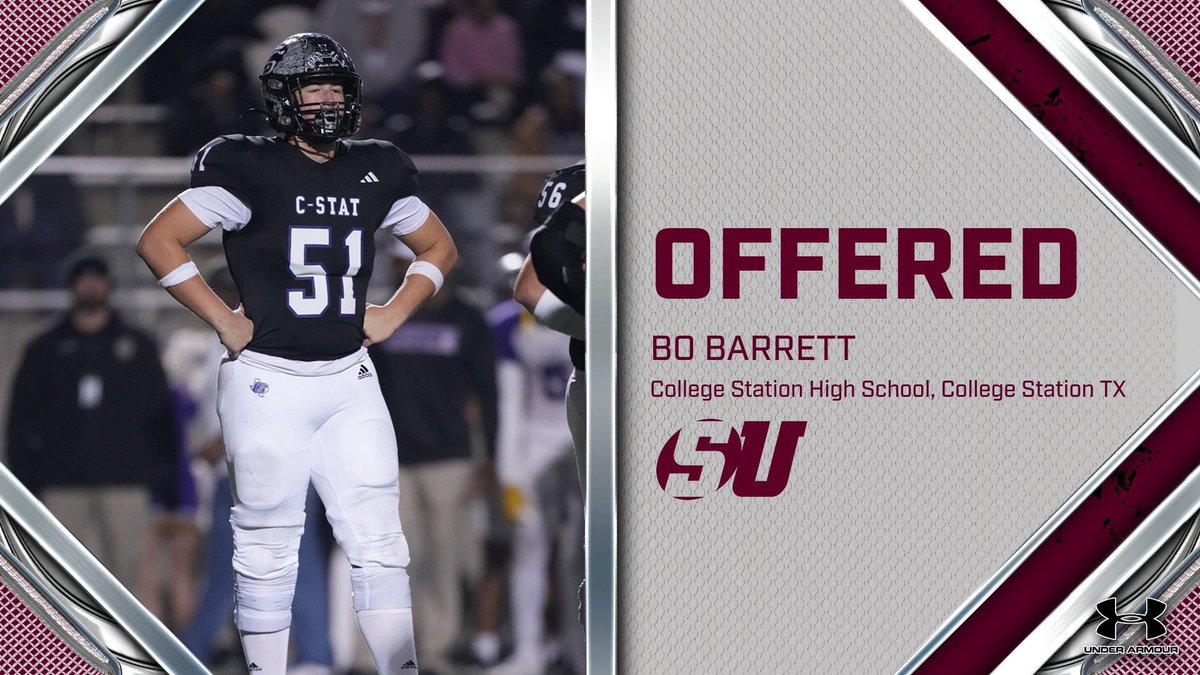 Bo Barrett (@bobarrettcs) on Twitter photo After a great conversation with coach <a href="/CoachZ_SU/">Cody Zwernemann</a>
I am excited to announce I have received my 1st offer to Schreiner University!
AGTG
#GoMountaineers! After a great conversation with coach <a href="/CoachZ_SU/">Cody Zwernemann</a>
I am excited to announce I have received my 1st offer to Schreiner University!
AGTG
#GoMountaineers!