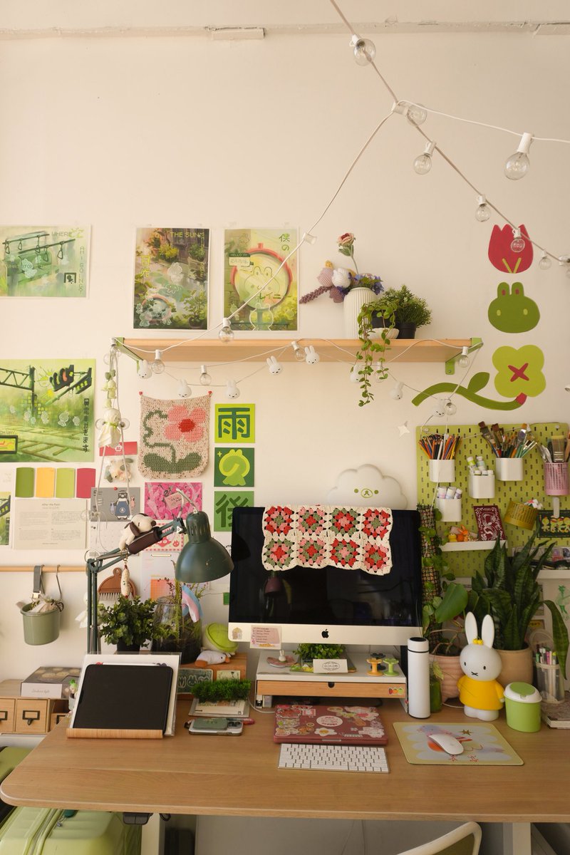 Thanksxu's tweet image. lil studio appreciation post 🍒🌷 

its been two years since ive been in this space!!