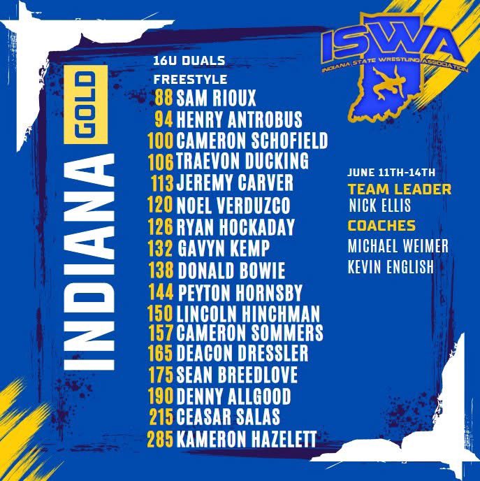 I see some Noblesville 🤼‍♂️ Family members on this post!!!!! Let’s Goooooooooo Henry Antrobus &amp; Coach Weimer!!!!! Miller 🤼‍♂️ BOOM!!!
