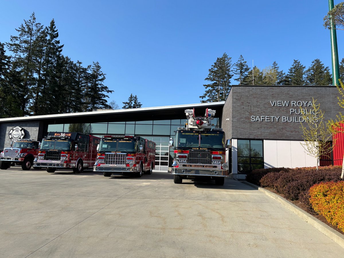 Join us on Sun Jun 1st from 10am-2pm for the Annual VRFD Open House! 

Come tour a fire truck and check out all the amazing displays. Grab a complementary hot dog and watch a live vehicle rescue demonstration by your View Royal firefighters. 

*Note: No on-site parking available*