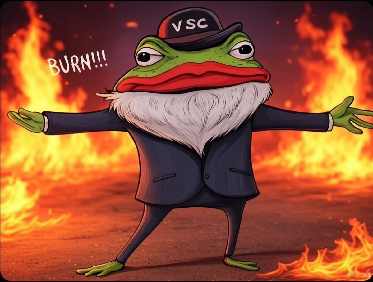Barthology110's tweet photo. @vscchain Another #VSG BURN 🔥🔥🔥
#VSC #GRANDPEPE #GDPP #IYKYK https://t.co/EdA19G8kYS