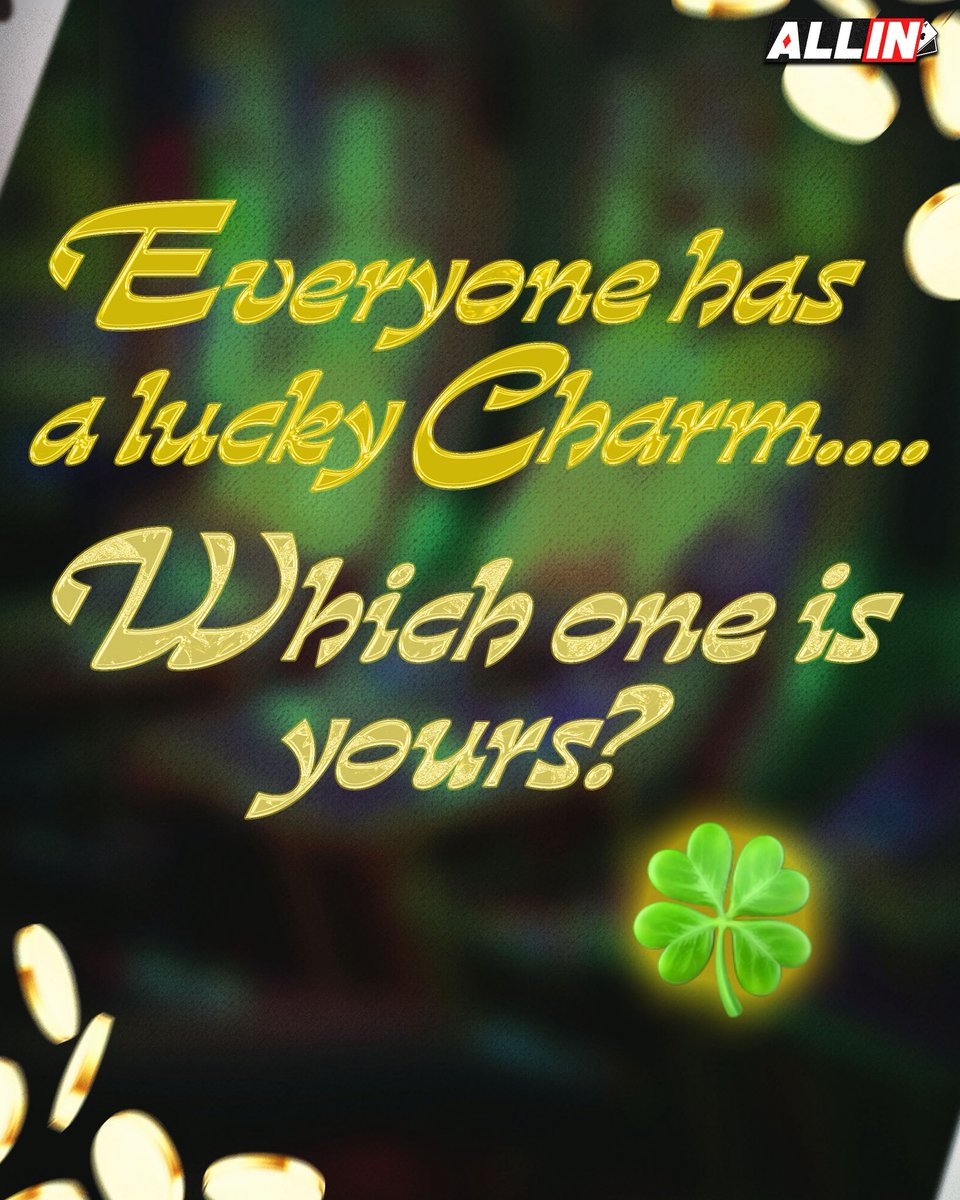 What’s your lucky charm? 🍀🎲

Tag your casino crew — who’s who?