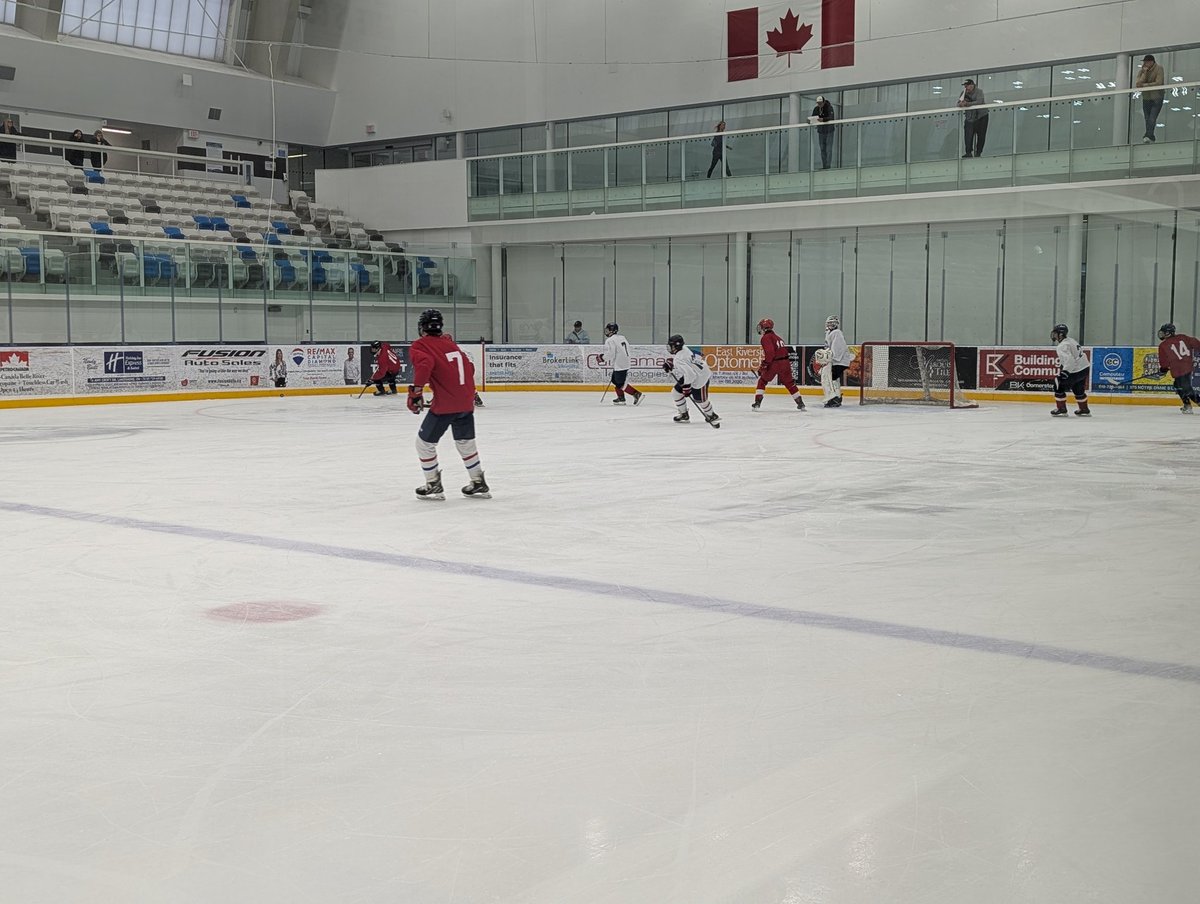 Canadiens Prospects Camp is underway at the Atlas Tube Recreation Centre !