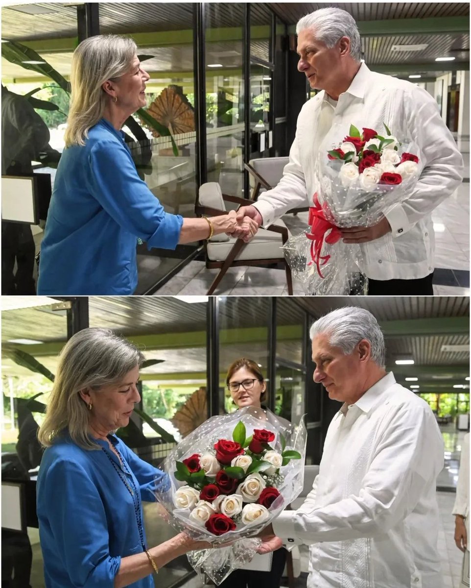 La gusanera terminando de infartar.
Carolina, princesa de Mónaco, en La Habana con Díaz Canel en diferentes encuentros culturales.
#CubaPorLaVida  #LaGusaneraInfarta
