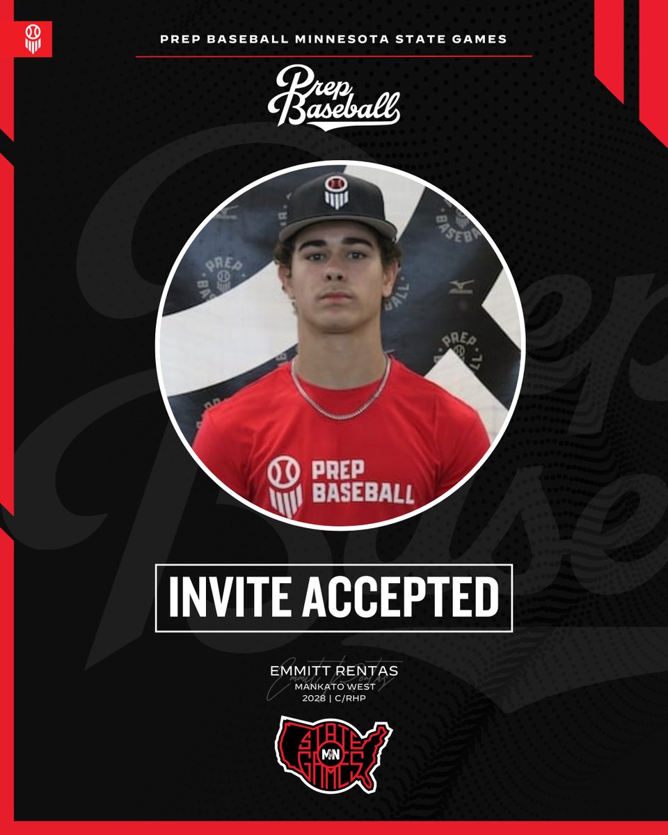 Prep Baseball Minnesota (@prepbaseballmn) on Twitter photo ๐ ๐ถ๐ป๐ป๐ฒ๐๐ผ๐๐ฎ ๐ฆ๐๐ฎ๐๐ฒ ๐๐ฎ๐บ๐ฒ๐: ๐๐ฏ๐ท๐ช๐ต๐ฆ ๐๐ค๐ค๐ฆ๐ฑ๐ต๐ฆ๐ฅ โ
Emmitt Rentas | <a href="/EmmittRentas507/">Emmitt Rentas</a>
โน๏ธ 2028, C/RHP, Mankato West
๐ค loom.ly/05UyNmA
๐๐ฆ๐ฒ๐ถ๐ฆ๐ด๐ต ๐บ๐ฐ๐ถ๐ณ ๐ช๐ฏ๐ท๐ช๐ต๐ฆ โก๏ธ loom.ly/a32Vm58 ๐ ๐ถ๐ป๐ป๐ฒ๐๐ผ๐๐ฎ ๐ฆ๐๐ฎ๐๐ฒ ๐๐ฎ๐บ๐ฒ๐: ๐๐ฏ๐ท๐ช๐ต๐ฆ ๐๐ค๐ค๐ฆ๐ฑ๐ต๐ฆ๐ฅ โ
Emmitt Rentas | <a href="/EmmittRentas507/">Emmitt Rentas</a>
โน๏ธ 2028, C/RHP, Mankato West
๐ค loom.ly/05UyNmA
๐๐ฆ๐ฒ๐ถ๐ฆ๐ด๐ต ๐บ๐ฐ๐ถ๐ณ ๐ช๐ฏ๐ท๐ช๐ต๐ฆ โก๏ธ loom.ly/a32Vm58