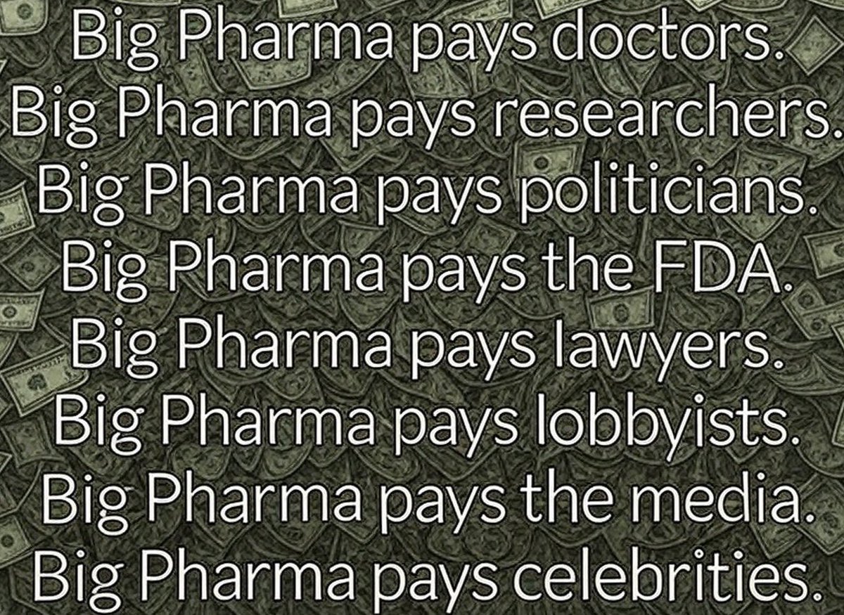 GnosisWolf (@gnosiswolf) on Twitter photo <a href="/RobSchneider/">Rob Schneider 🇺🇸</a> Follow the money. Then start changing laws and arresting people.
Unless you don’t care about the heath and safety of children and families, then by all means…keep ignoring data and observations, keep hiding the truth, and keep lying to the American people. <a href="/RobSchneider/">Rob Schneider 🇺🇸</a> Follow the money. Then start changing laws and arresting people.
Unless you don’t care about the heath and safety of children and families, then by all means…keep ignoring data and observations, keep hiding the truth, and keep lying to the American people.