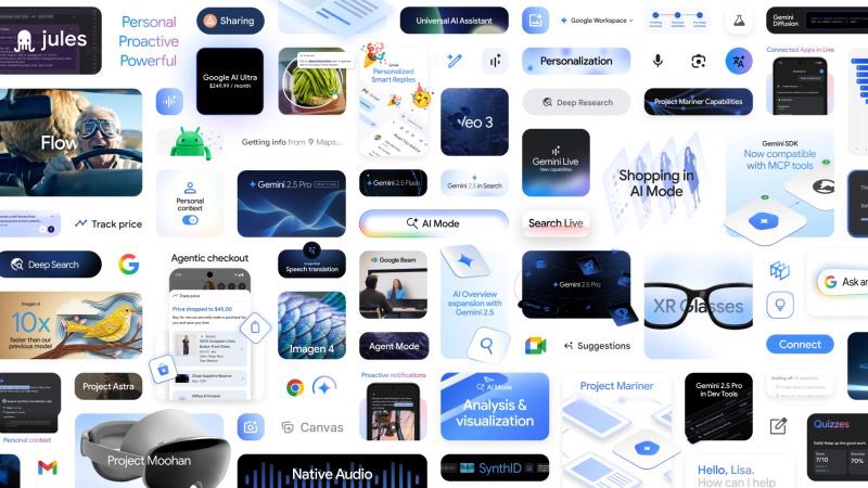 Google just announced a ton of new AI related advancements:

- AI Mode in Search is now rolling out to everyone in the US, expanding on what AI Overviews can do.

- An improved Gemini 2.5 Flash and an enhanced Deep Think mode coming to Gemini 2.5 Pro.

- Veo 3 is state of the