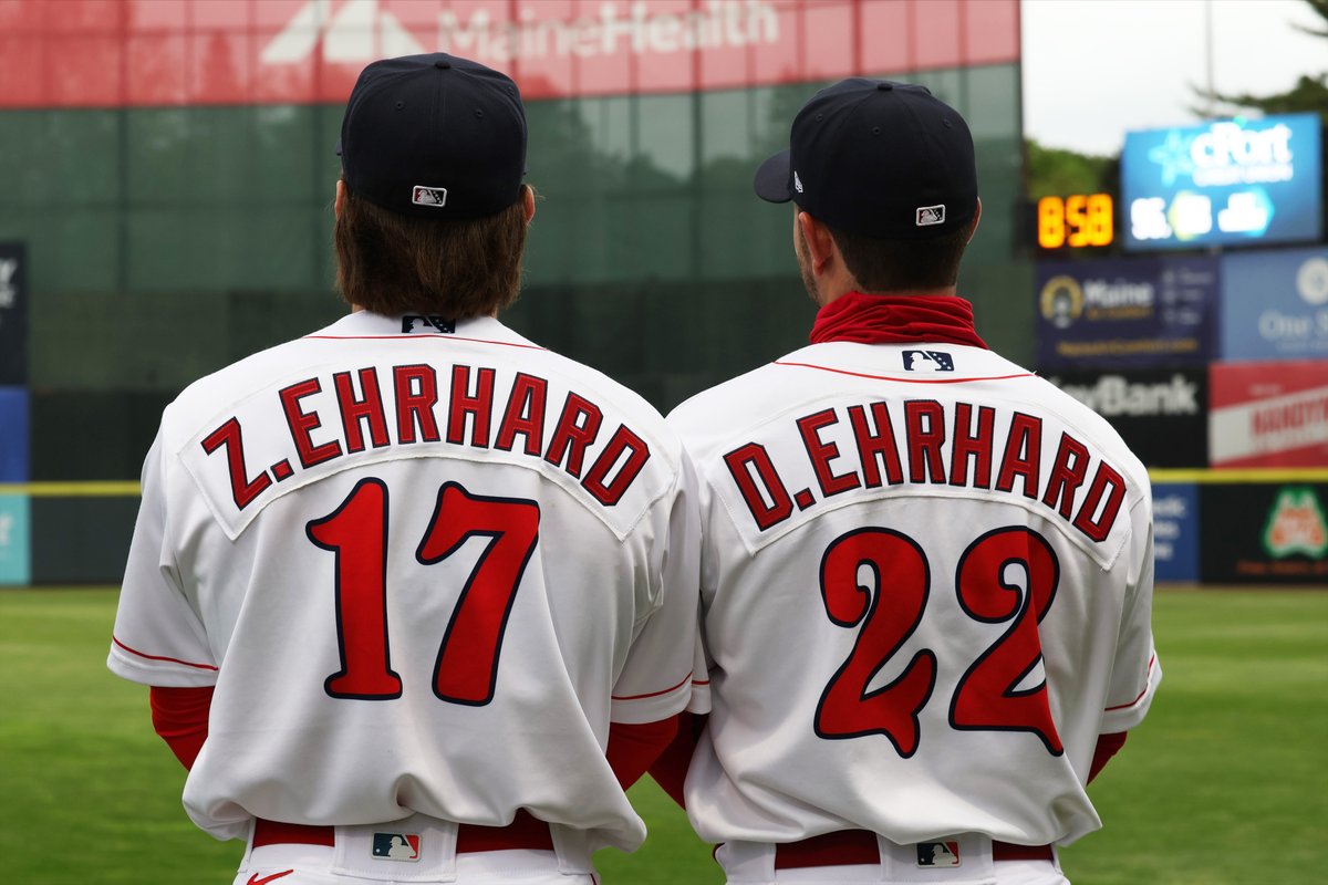 There's no buddy like a brother!

Zach Ehrhard just earned a promotion to Portland, where his brother Drew will be his teammate.  They are just the fourth pair of brothers to play for the Sea Dogs and just the second to be teammates.