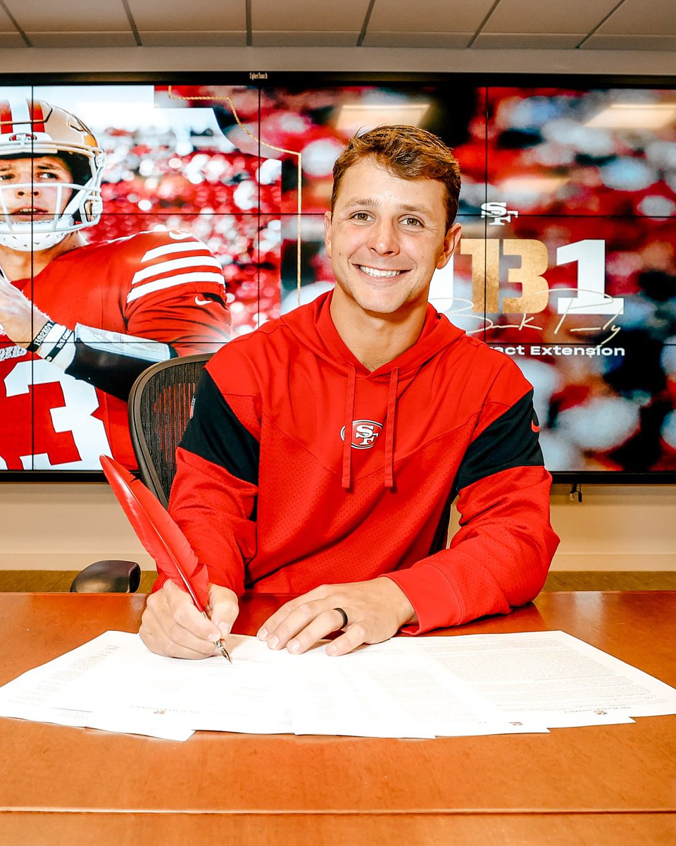 #49ers Brock Purdy is quill pen official ✍️